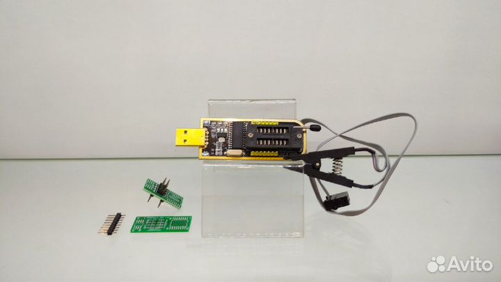 Новый Программатор CH341A с прищепкой
