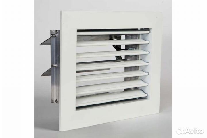 Решетка регулируемая с клапаном RG-R 100x100