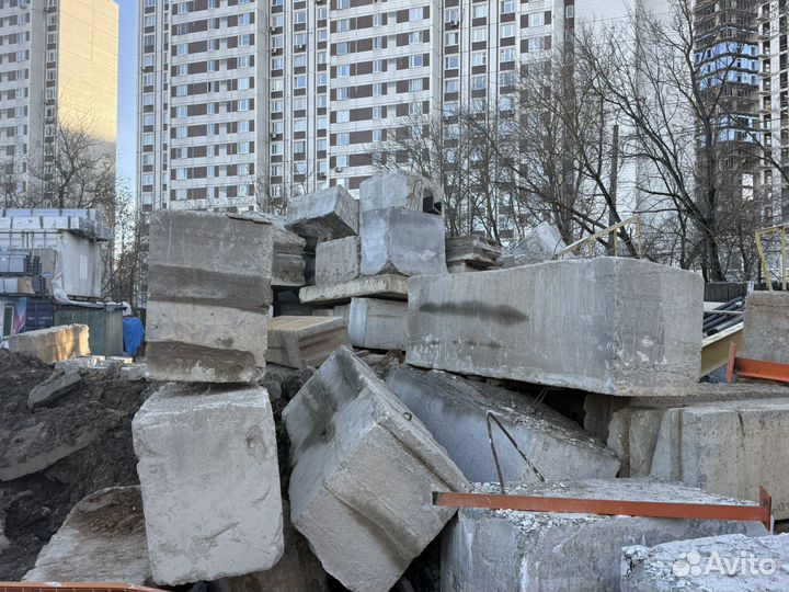 Бетонные блоки фбс бу