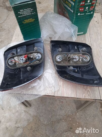 Задние фары на ладу гранту