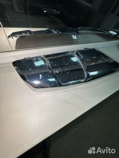 Хром заднего бампера Mercedes Gl X166 Оригинал