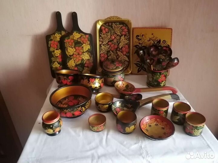 Гжель, Хохлома