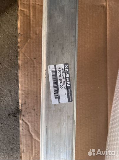 Усилитель бампера nissan almera n16