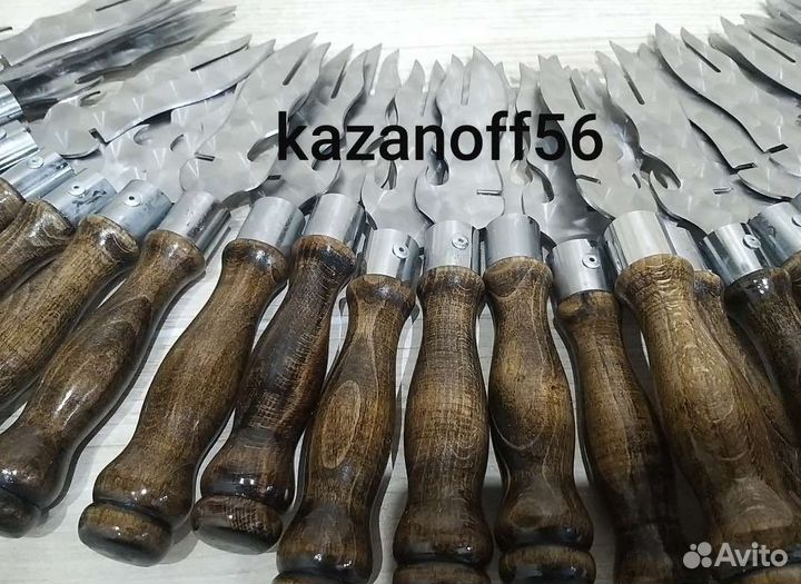 Вилка - нож для шашлыка / нож