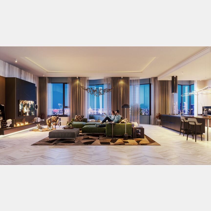 4-к. квартира, 105,7 м², 26/28 эт.