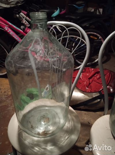 Бутылка стеклянная 20 литров