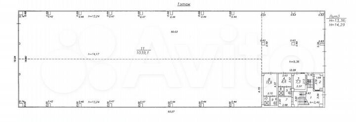 Склад, 714 или 1130м²