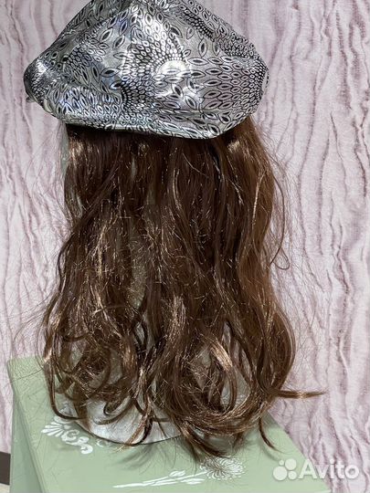 Парик карнавальный с кепкой