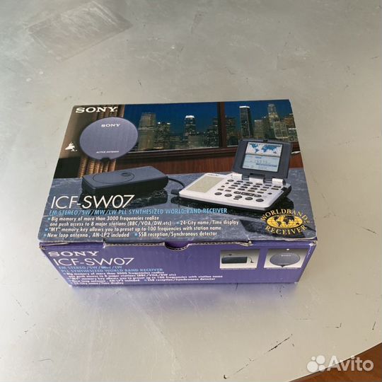 Sony ICF-SW 07 всеволновый цифровой радиоприёмник
