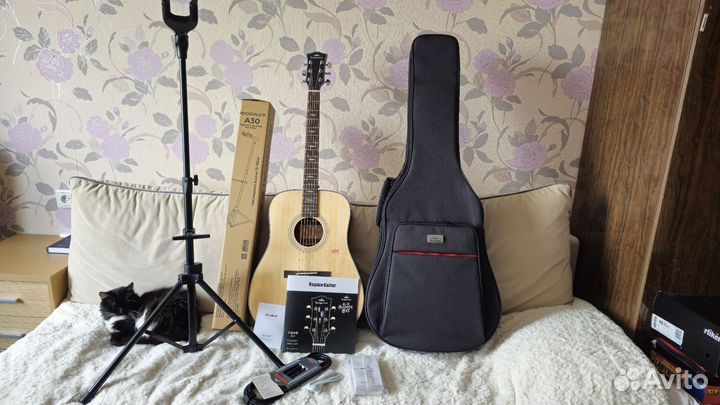 Электроакустическая гитара Kepma F1E-D Natural