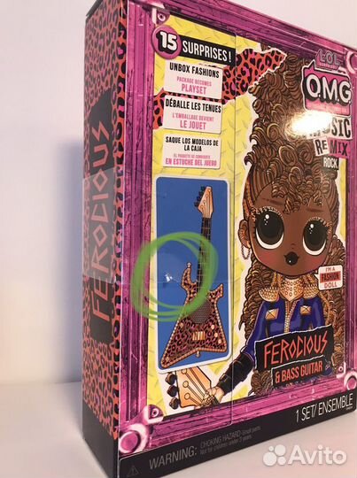 LOL omg music remix rock кукла с гитарой
