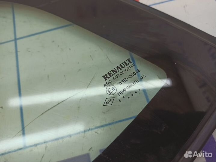 Стекло кузовное глухое левое Renault Kaptur 833077