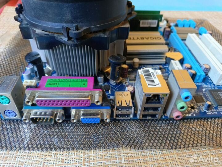 Материнская плата 775 сокет + процессор Q6600