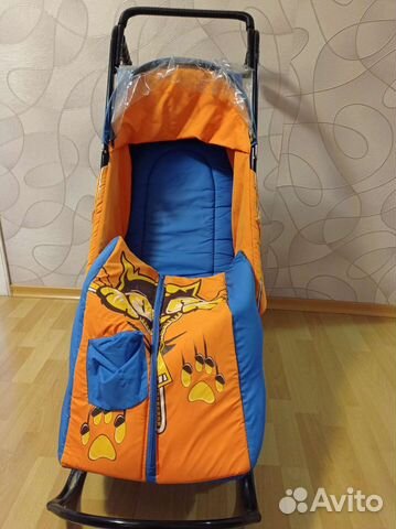 Детские санки коляска