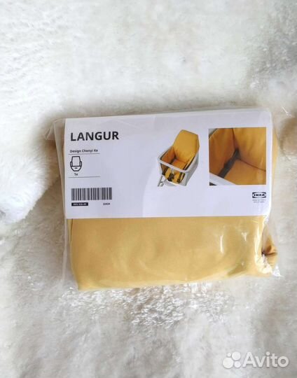 Икея Лангур чехол вкладыш, Antilop чехол синий