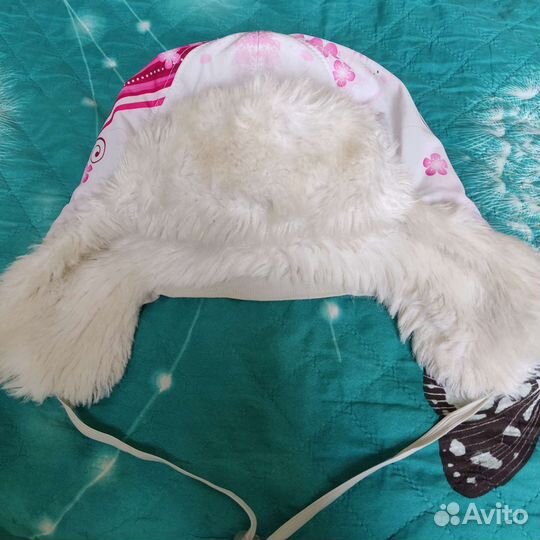 Шапка ушанка зимняя для девочки