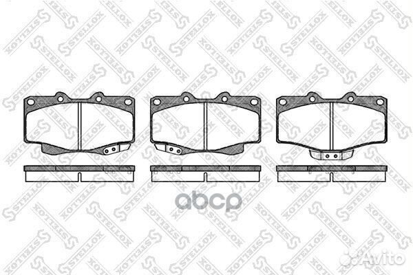 326 014-SX315 14 колодки дисковые п Toyota 4