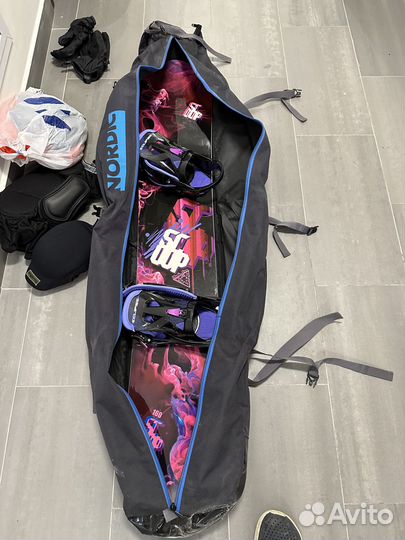 Сноуборд Black Fire Eclipse, ботинки, сумка и пр