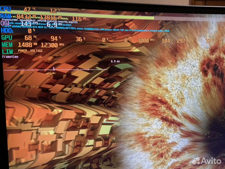 RTX 4070 Ti Trinity (удачный чип)