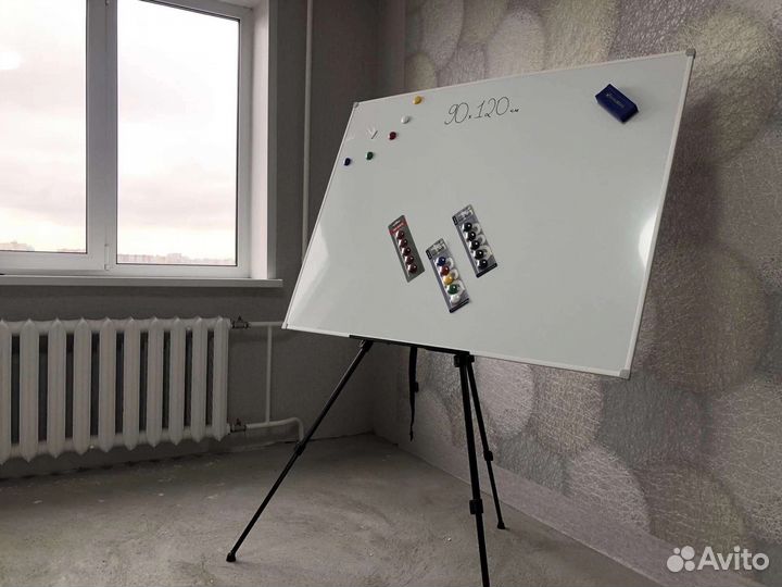 Магнитно маркерная доска 90х120