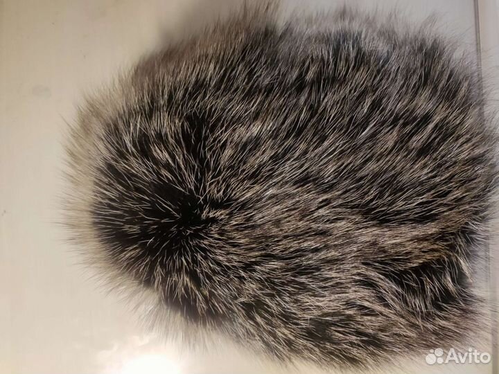 Шапка из меха вязанная