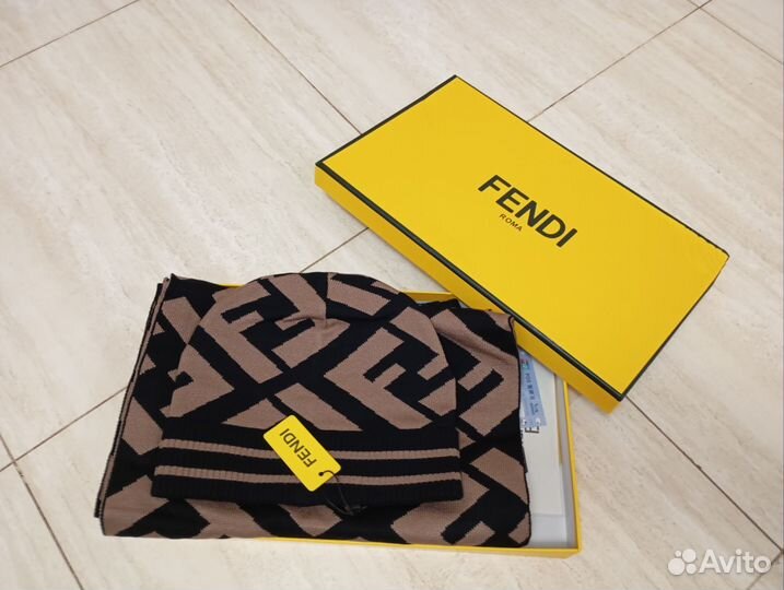 Шарф и шапка fendi-новые,Самара