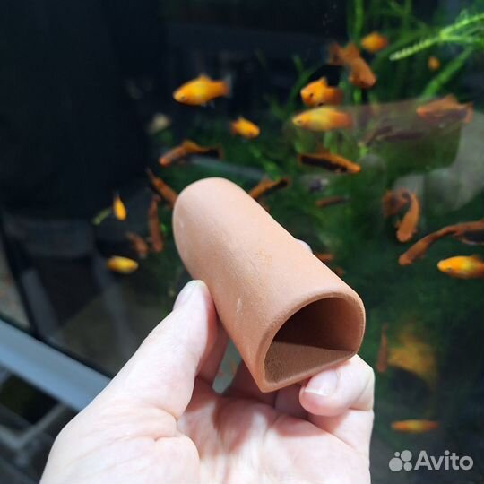 Укрытия из керамики: трубки, кольца,пирамидки,опт