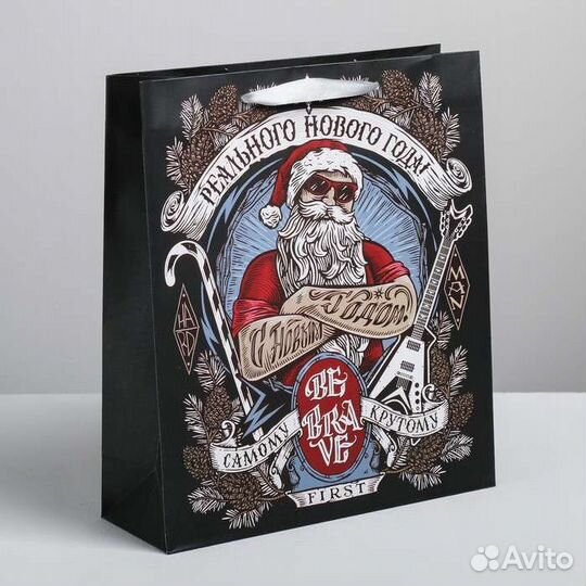 Пакет подарочный новогодний