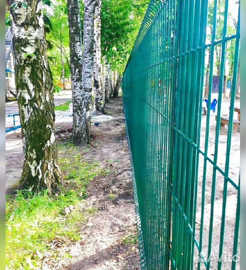 Сетка для забора 3d