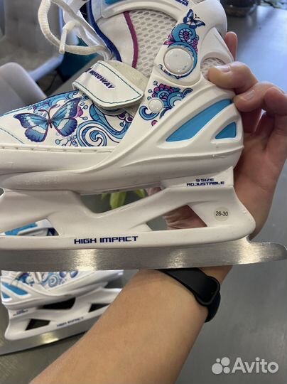 Коньки 26-30 раздвижные