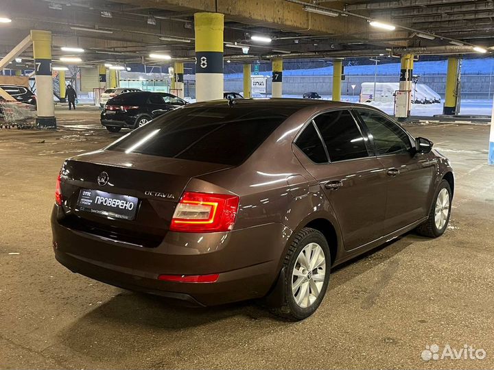 Skoda Octavia 1.6 AT, 2017, 186 500 км