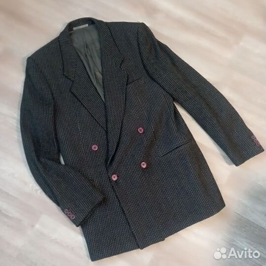 Твидовый пиджак boss made in Paris