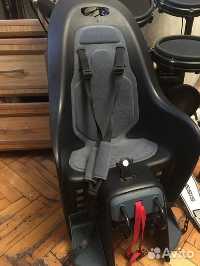 Детское велокресло на багажник Декатлон