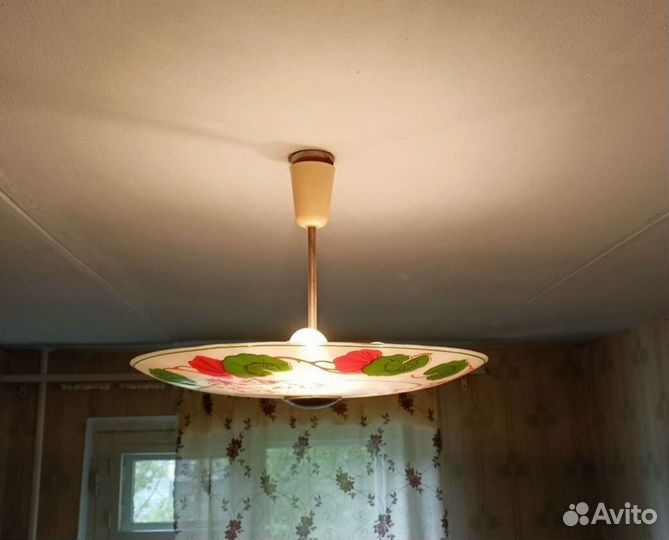 Люстра тарелка СССР