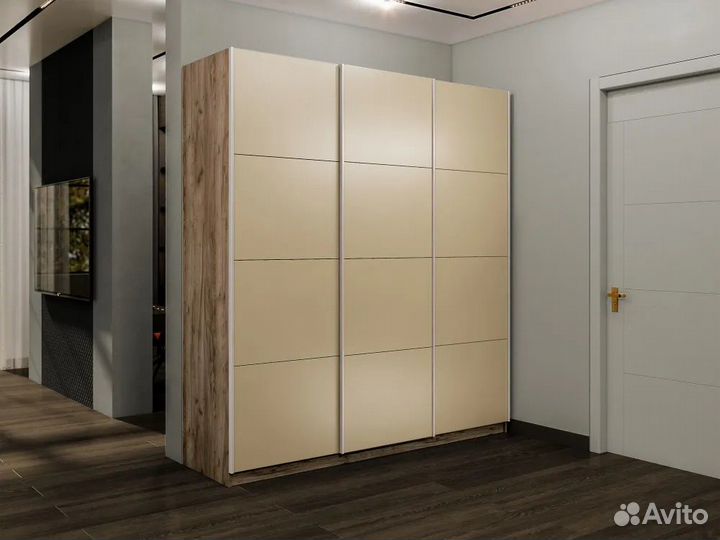 Шкаф купе со стеклом