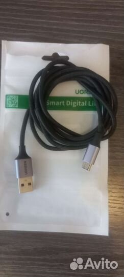 Шнур для зарядки Mikro USB, фирма Ugree, 1.5метр