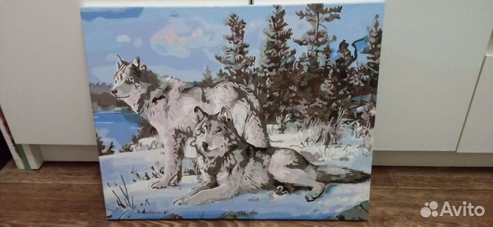 Картины по номерам, готовые работы