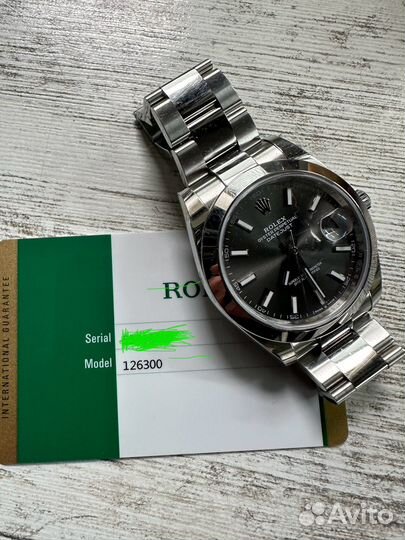 Rolex date just 41mm 126300 Оригинал