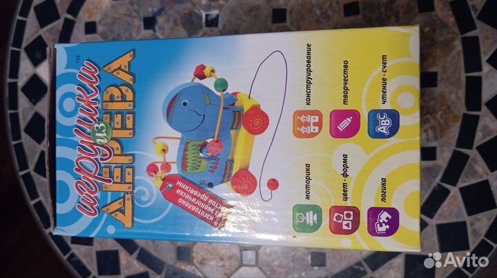 Игрушка каталка Слоник