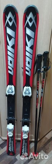 Горные лыжи с палками детские/юниор