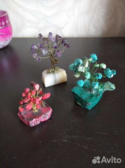 Свечи/Дерево из нат.камней