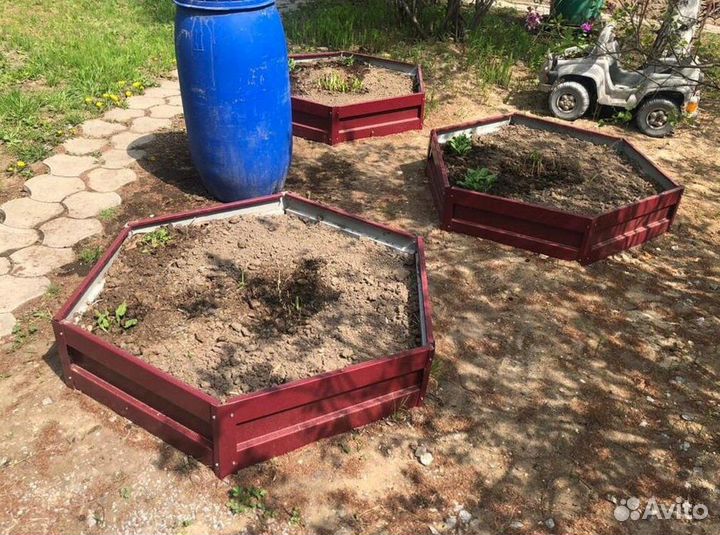 Грядка темно-зеленая 1м х 3м х 22см