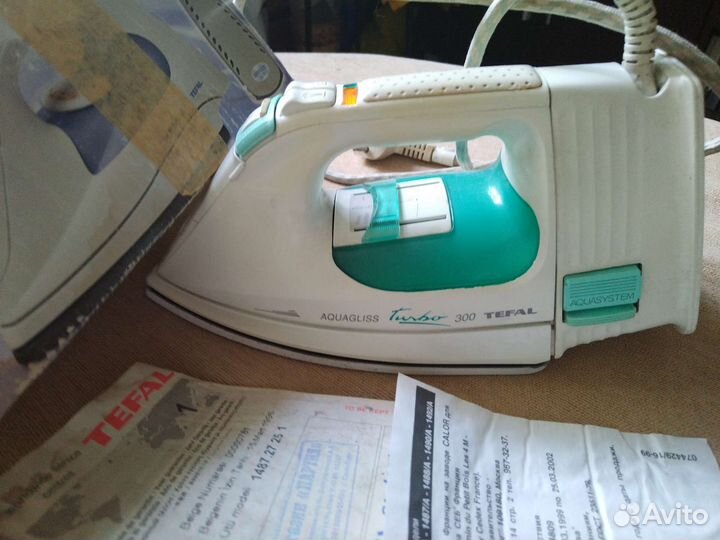 Утюг Aquagliss Turbo и парогенератор Tefal 8960