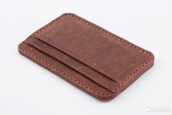 Визитница из кожи