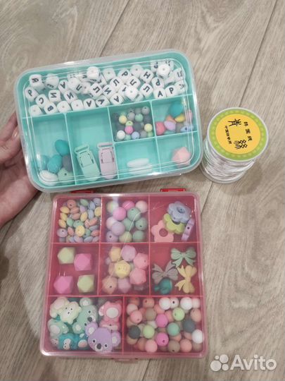 Силиконовые бусины