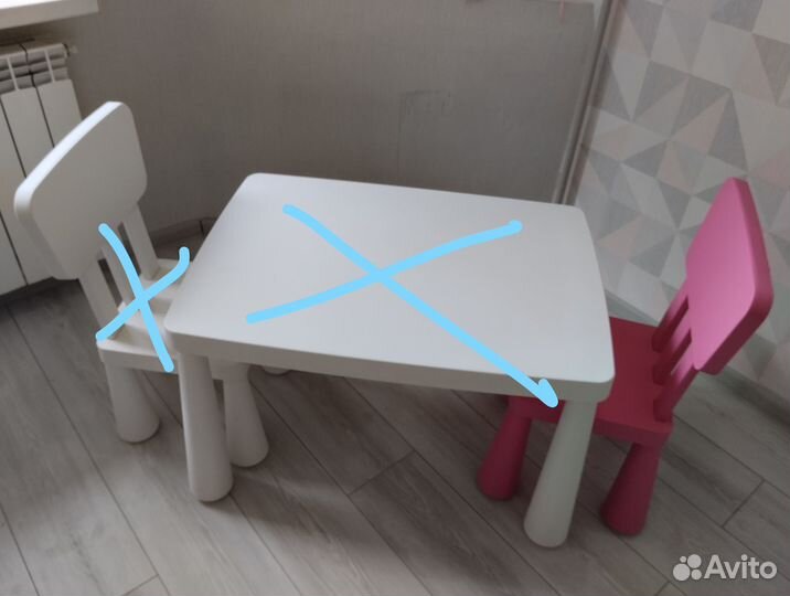 Детский стул IKEA маммут