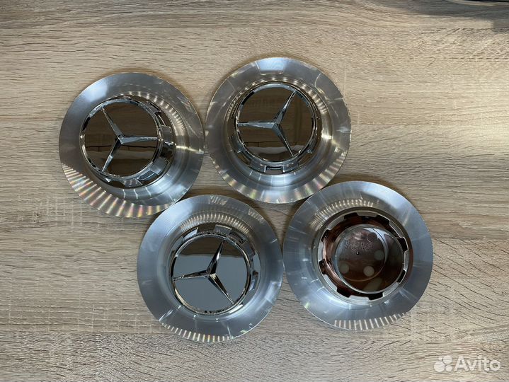 Колпак Mercedes AMG серебристый original 144 мм