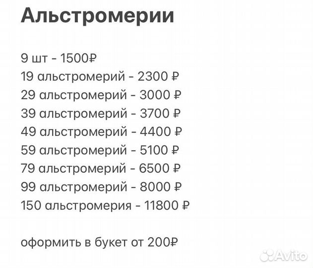 Цветы альстромерии опт