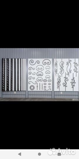 Кованые элементы завитки прокат узоры дуги