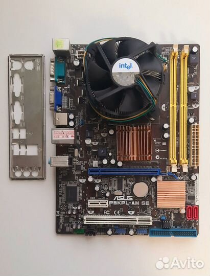 Материнская плата 775